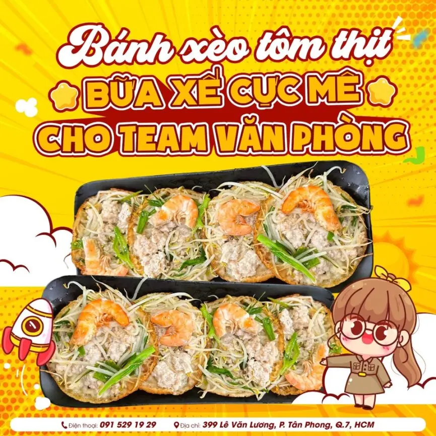 Hình ảnh Bánh xèo tôm thịt