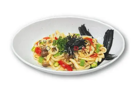 Hình ảnh Mì udon xào nấm