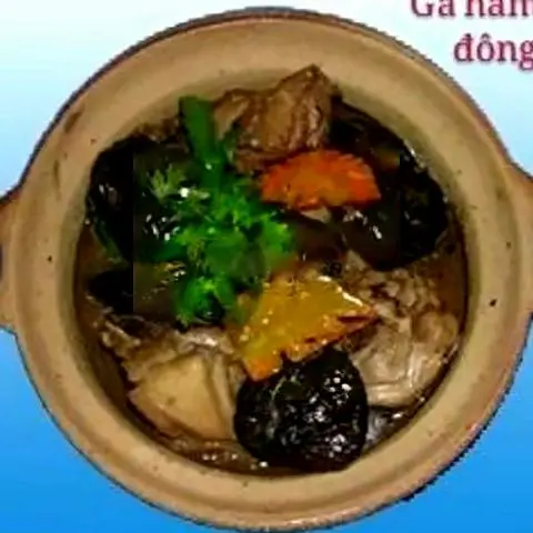 Hình ảnh Gà hầm nấm đông cô