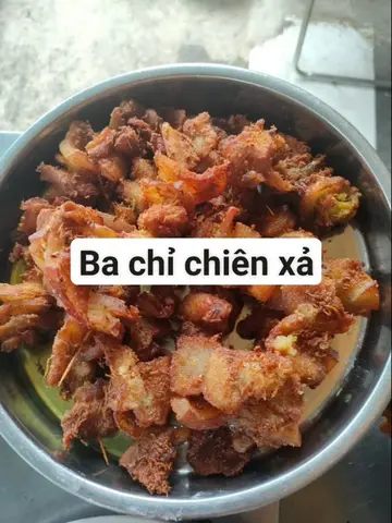 Hình ảnh Ba chỉ chiên xả