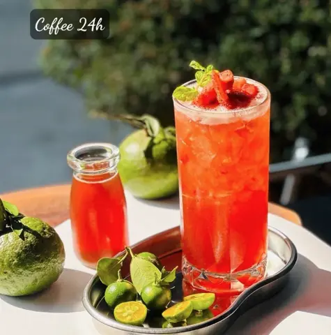 Hình ảnh Trà dâu tươi