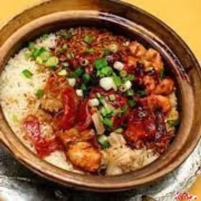 Hình ảnh Cơm niêu gà gừng chay