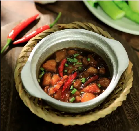 Hình ảnh Rau luộc kho quẹt