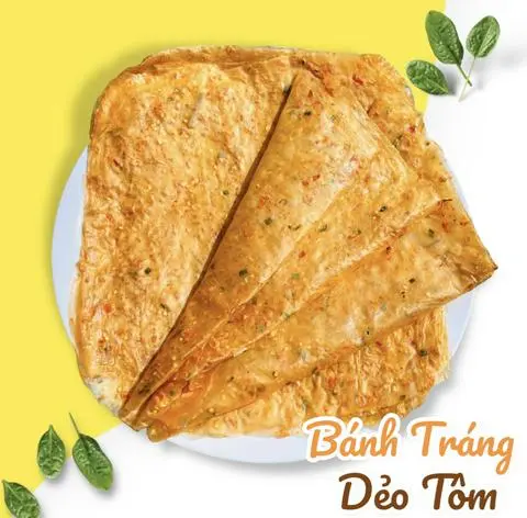 Hình ảnh Bánh tráng dẻo tôm - túi 500g