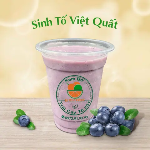 Hình ảnh Sinh Tố Việt Quất