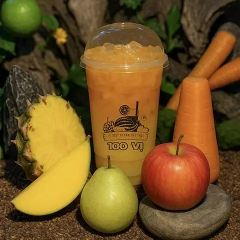 Hình ảnh Thơm - xoài - cà rốt - lê - táo