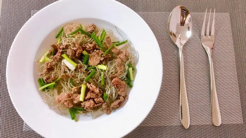 Hình ảnh Miến xào bò