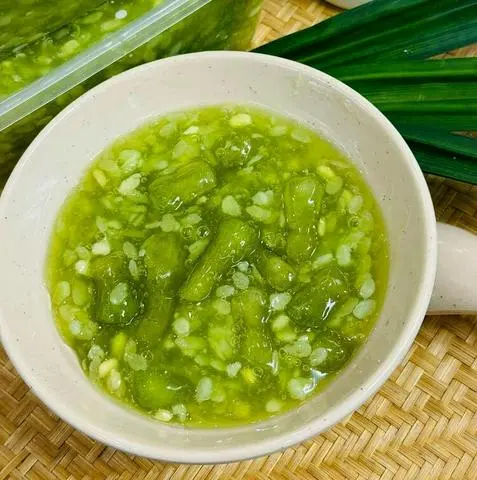 Hình ảnh Chè bưởi mix cốm non