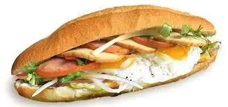 Hình ảnh Bánh mì thịt chả - trứng