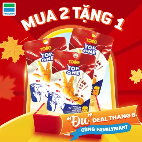 Hình ảnh Mua 2 Tặng 1 Chân Gà Rút Xương Topone Vị Tê Cay 26G