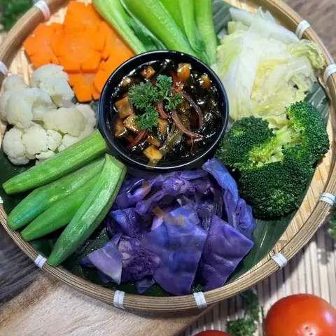 Hình ảnh Rau Luộc Kho Quẹt