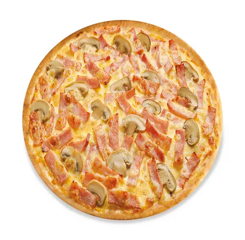 Hình ảnh Pizza thịt nguội - nấm
