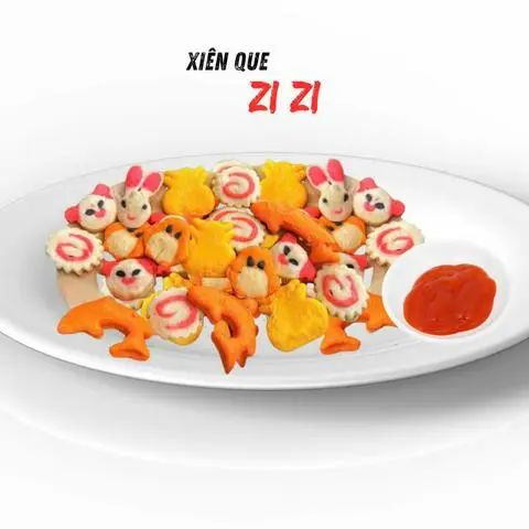 Hình ảnh Chả Cá Hoạt Hình - 3 Viên/Xiên