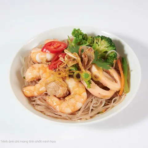 Hình ảnh Miến xào tôm sốt xo