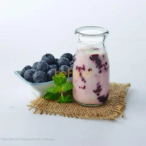 Hình ảnh Sữa chua việt quất