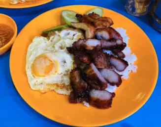 Hình ảnh Cơm tấm ba rọi trứng