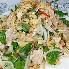 Hình ảnh gà nguyên con+ cháo +gỏi