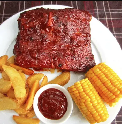 Hình ảnh Barbecue ribs - full rack 8-10 ribs