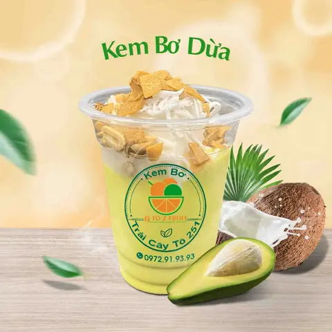 Hình ảnh Kem Bơ Dừa