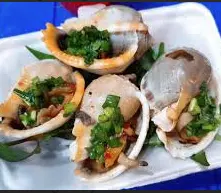Hình ảnh Ốc tỏi nướng mỡ hành 1 con