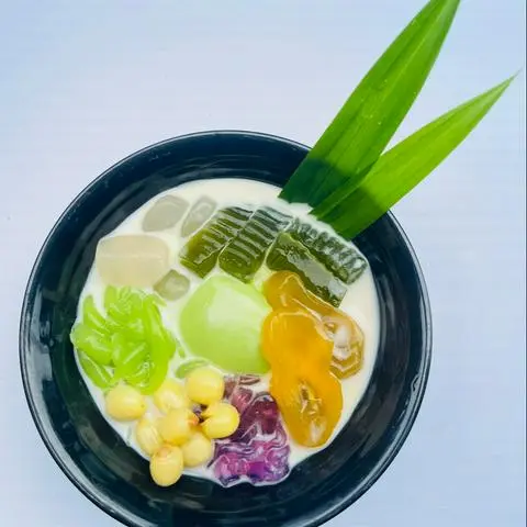 Hình ảnh Tàu hũ lá dứa thơm béo