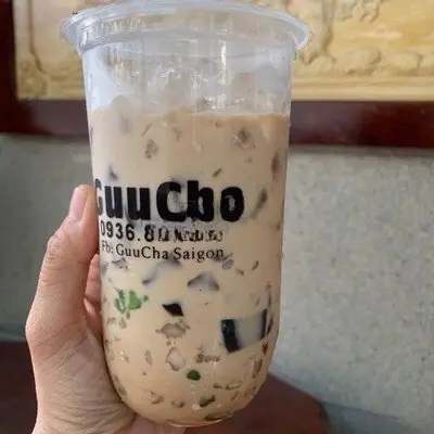 Hình ảnh Trà sữa Guucha thạch 700ml