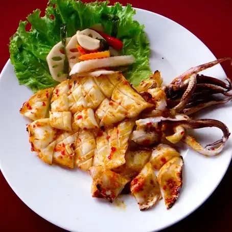 Hình ảnh Mực ống nướng muối ớt
