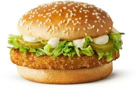 Hình ảnh Burger gà giòn