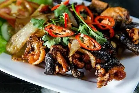 Hình ảnh Ếch chiên nước mắm