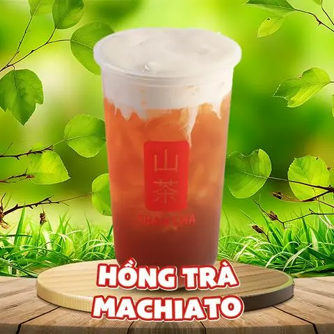 Hình ảnh Hồng trà macchiato