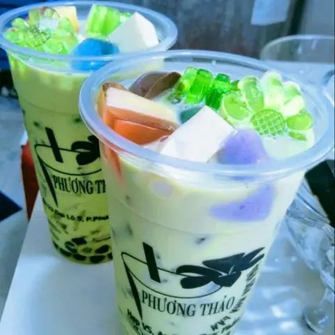 Hình ảnh Trà Thái xanh full topping