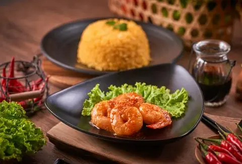Hình ảnh Cơm tôm ram mặn