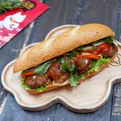 Hình ảnh Bánh mì thịt nướng