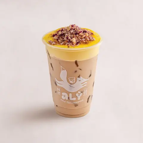 Hình ảnh Trà sữa truyền thống kem dừa nướng