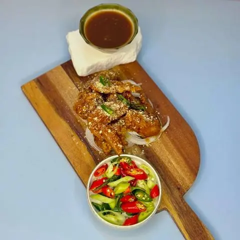 Hình ảnh Cánh gà tắm kochukaru
