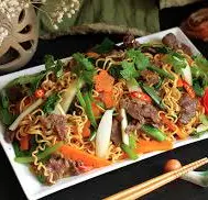 Hình ảnh Mì gói xào bò