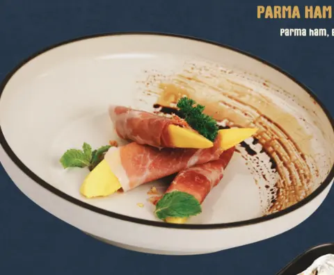 Hình ảnh Parma ham wrap fresh mango