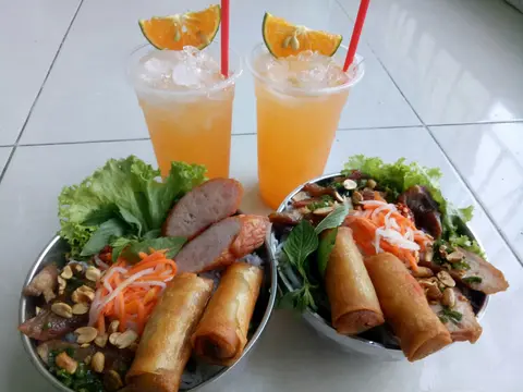 Hình ảnh Combo 2 bún - 2 nước cam