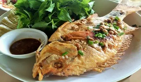 Hình ảnh Cá diêu hồng chiên xù