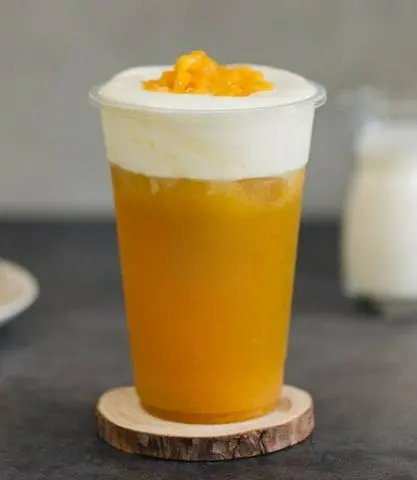 Hình ảnh Trà xoài macchiato trân châu trắng