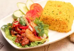 Hình ảnh Cơm Chiên Bò Sốt Bơ