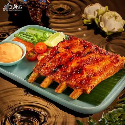 Hình ảnh Sườn heo nướng tảng