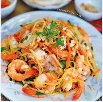 Hình ảnh Gỏi củ hủ dừa tôm thịt