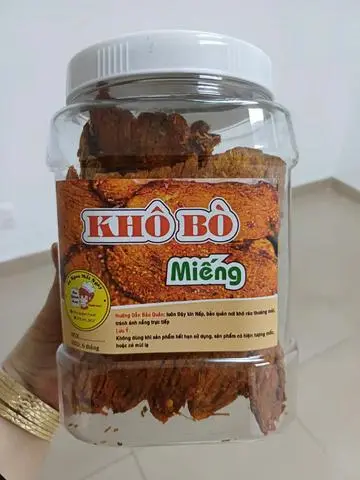 Hình ảnh Khô bò miếng mềm - 500gr