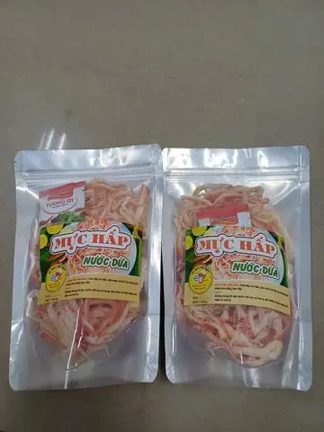 Hình ảnh Khô mực hấp nước dừa - 200gr