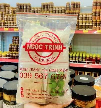 Hình ảnh Bánh tráng muối nhuyễn cao cấp