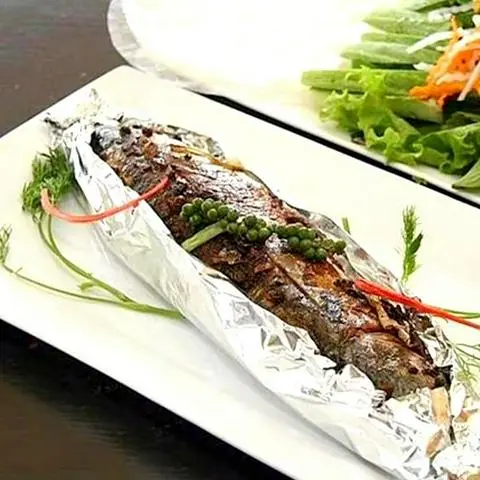 Hình ảnh Cá sapa nướng giấy bạc