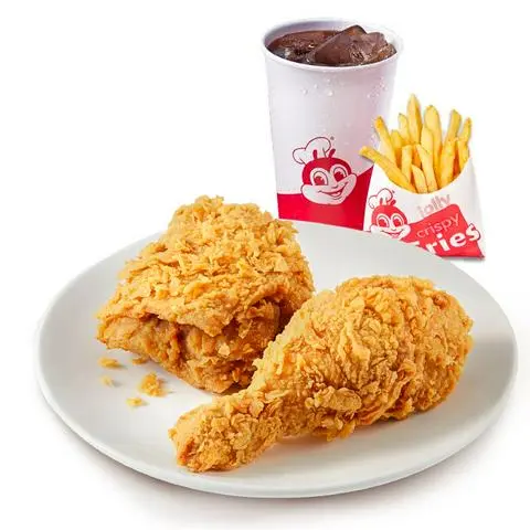 Hình ảnh 2 Miếng gà giòn vui vẻ + 1 Khoai tây chiên vừa + 1 Nước ngọt lớn