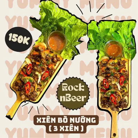 Hình ảnh Xiên bò nướng