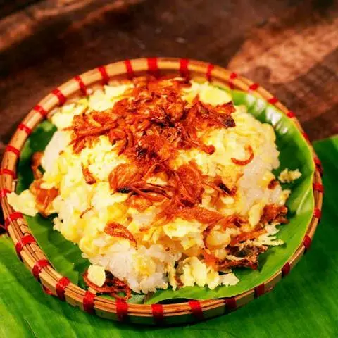 Hình ảnh Xôi xéo đậu xanh hành phi